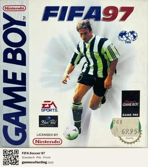FIFA Soccer 97 Game Boy, PAL box front