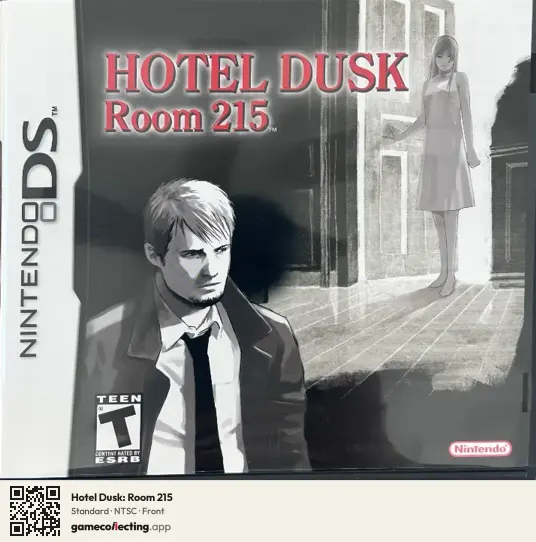 Hotel Dusk: Room 215 Nintendo DS, NTSC box front