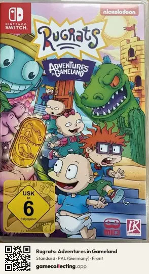 Rugrats: Adventures in Gameland Nintendo Switch, Germany box front