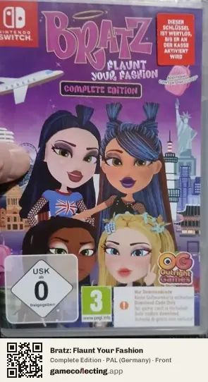 Bratz: Flaunt Your Fashion Nintendo Switch, Germany box front