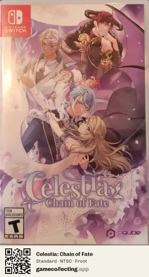 Celestia: Chain of Fate Nintendo Switch, NTSC box front