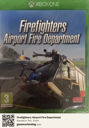 Firefighters: Airport Fire Department Xbox One, PAL box front