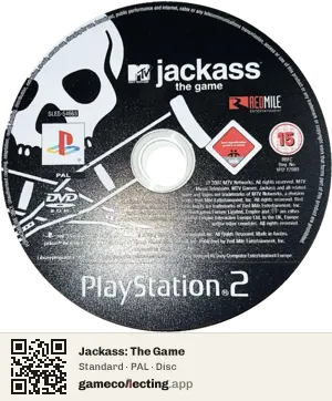 Jackass: The Game PlayStation 2, PAL disc