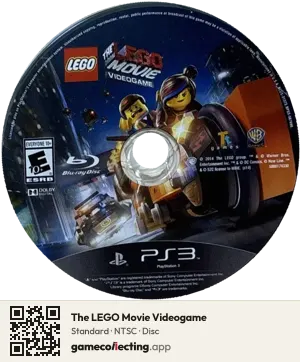 The LEGO Movie Videogame PlayStation 3, NTSC disc