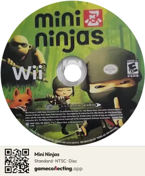 Mini Ninjas Nintendo Wii, NTSC disc