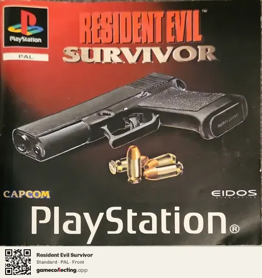 Resident Evil Survivor PlayStation, PAL box front
