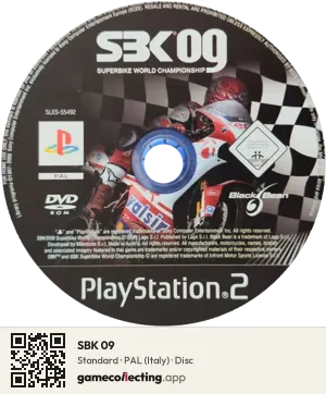 SBK 09 PlayStation 2, PAL disc