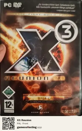X3: Reunion Computer, PAL box front