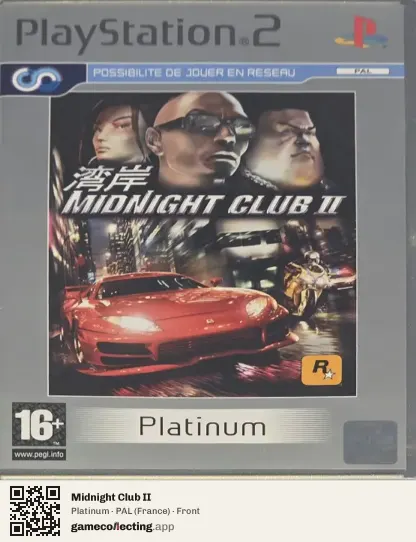 Midnight Club II PlayStation 2, France box front