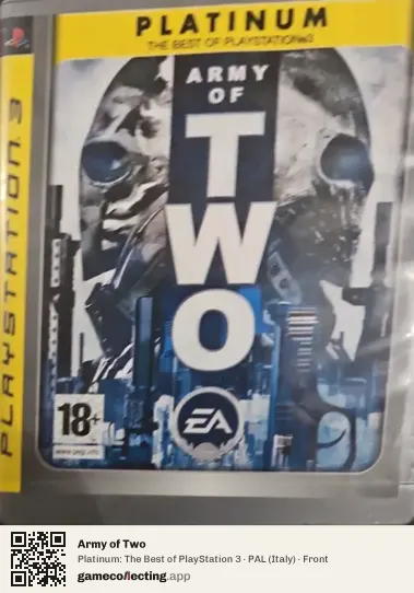 Army of Two PlayStation 3, Italy box front