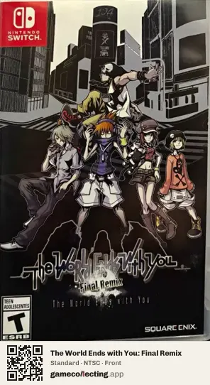 The World Ends with You: Final Remix Nintendo Switch, NTSC box front