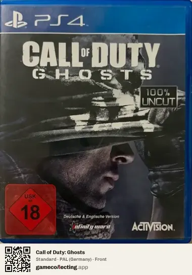 Call of Duty: Ghosts PlayStation 4, Germany box front
