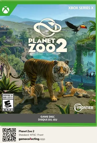 Planet Zoo 2 Xbox Series X, NTSC box front