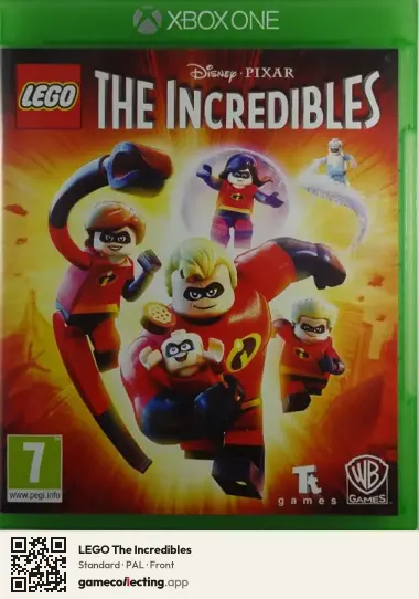 LEGO The Incredibles Xbox One, PAL box front