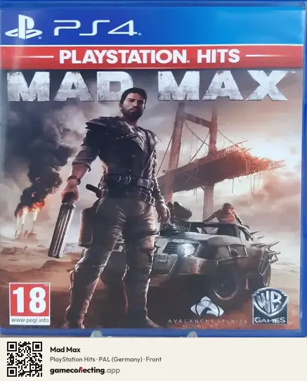 Mad Max PlayStation 4, Germany box front