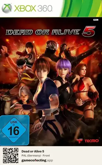 Dead or Alive 5 Xbox 360, Germany box front