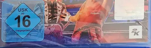 WWE 2K24, the USK square on its front