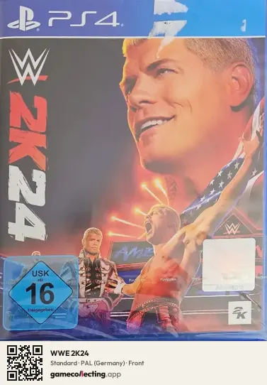 WWE 2K24 PlayStation 4, Germany box front