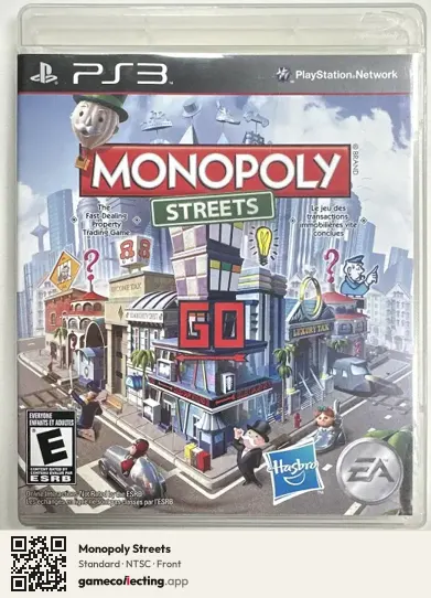 Monopoly Streets PlayStation 3, NTSC box front