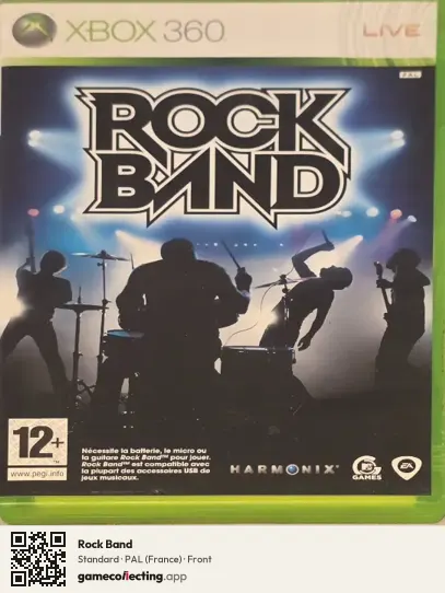 Rock Band Xbox 360, France box front