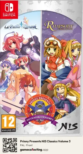 Prinny Presents NIS Classics Volume 3 Nintendo Switch, PAL box front