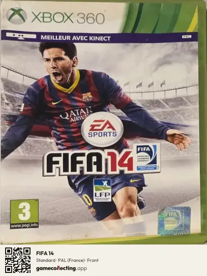 FIFA 14 Xbox 360, France box front