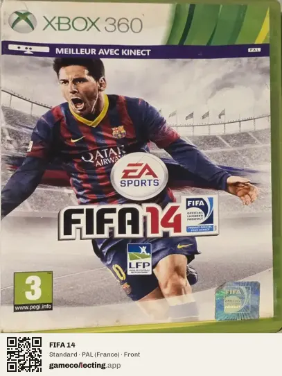 FIFA 14 Xbox 360, France box front