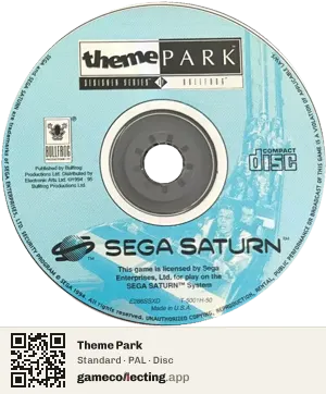 Theme Park Sega Saturn, PAL disc