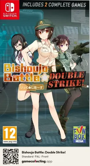 Bishoujo Battle: Double Strike! Nintendo Switch, PAL box front