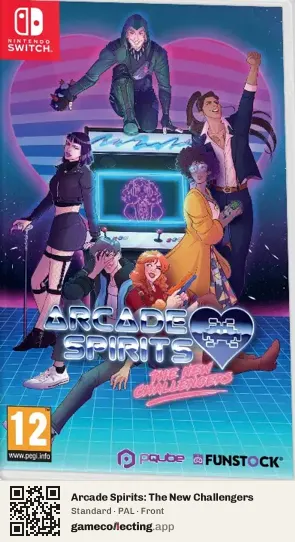 Arcade Spirits: The New Challengers Nintendo Switch, PAL box front