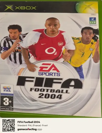 FIFA Football 2004 Xbox, France box front