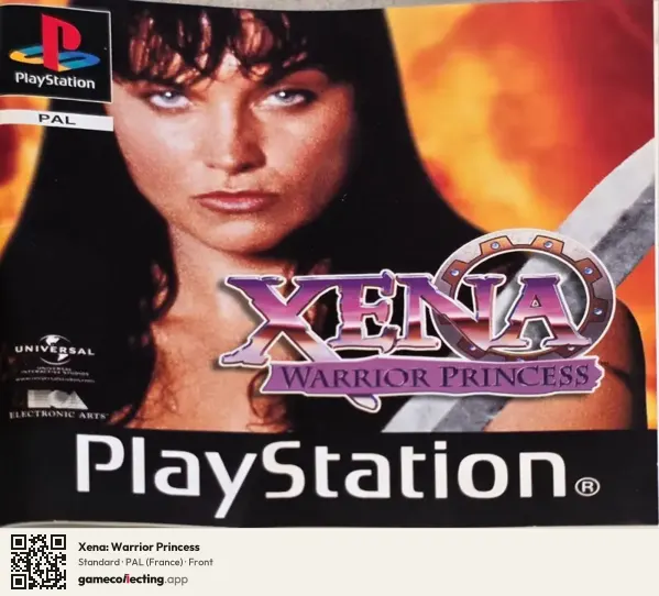 Xena: Warrior Princess PlayStation, France box front