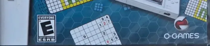 Challenge Me: Brain Puzzles, the ESRB box on its front