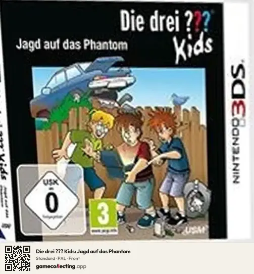 Die drei ??? Kids: Jagd auf das Phantom Nintendo 3DS, PAL box front