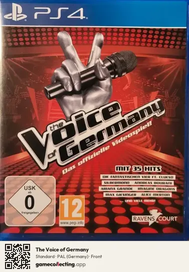 The Voice of Germany PlayStation 4, Germany box front
