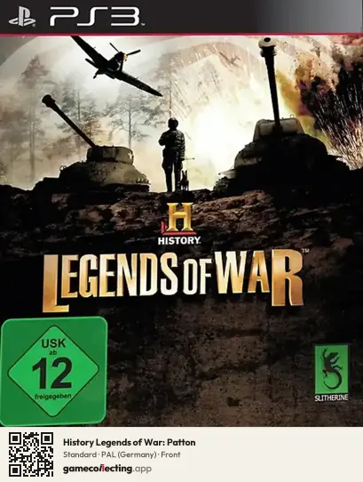 History Legends of War: Patton PlayStation 3, Germany box front