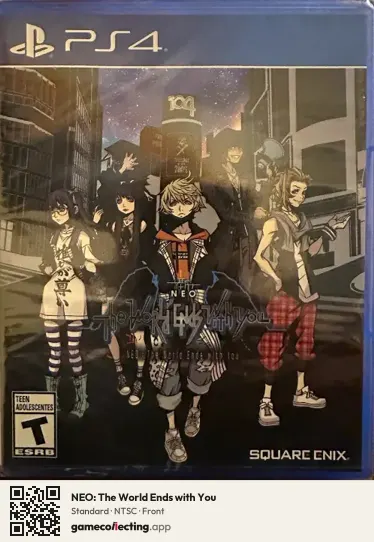 NEO: The World Ends with You PlayStation 4, NTSC box front