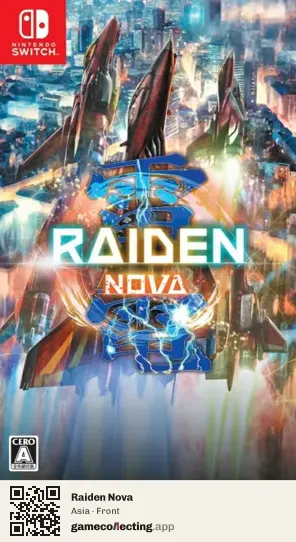 Raiden Nova Nintendo Switch, Asia box front