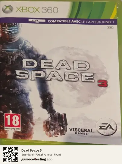 Dead Space 3 Xbox 360, France box front