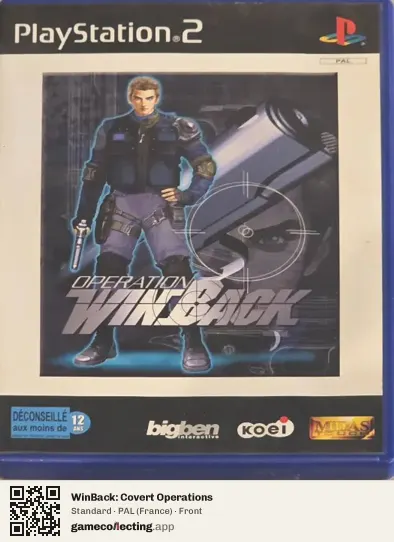WinBack: Covert Operations PlayStation 2, France box front
