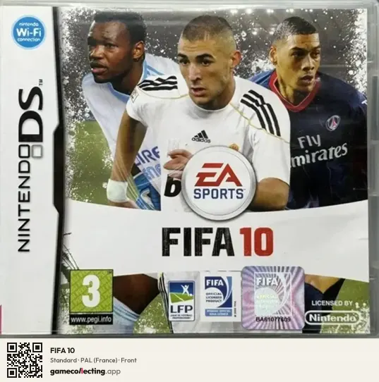 FIFA 10 Nintendo DS, France box front