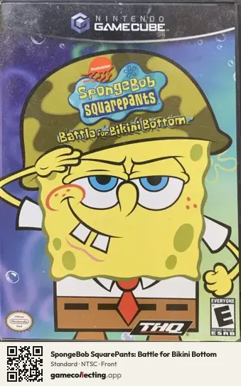 SpongeBob SquarePants: Battle for Bikini Bottom Nintendo GameCube, NTSC box front
