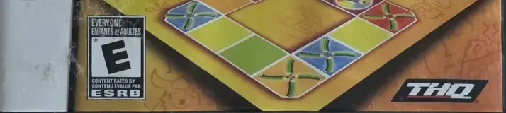 Pictionary, the ESRB box on its front