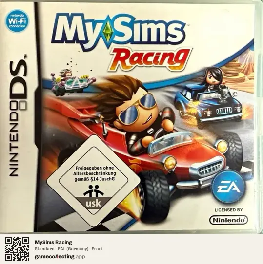 MySims Racing Nintendo DS, Germany box front