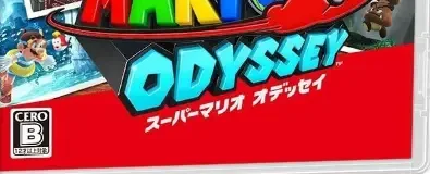 Super Mario Odyssey, the CERO letter on its front