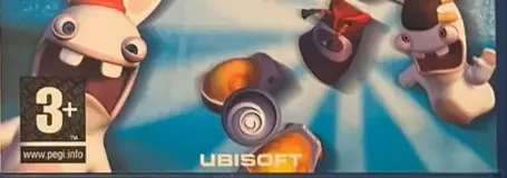 Rayman Raving Rabbids, the PEGI square on its front