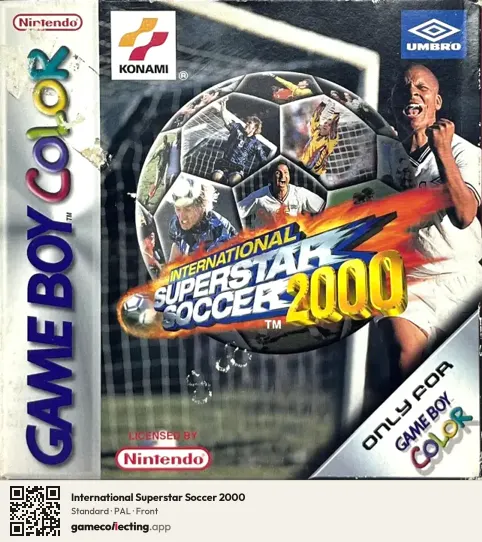 International Superstar Soccer 2000 Game Boy Color, PAL box front