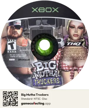 Big Mutha Truckers Xbox, NTSC disc