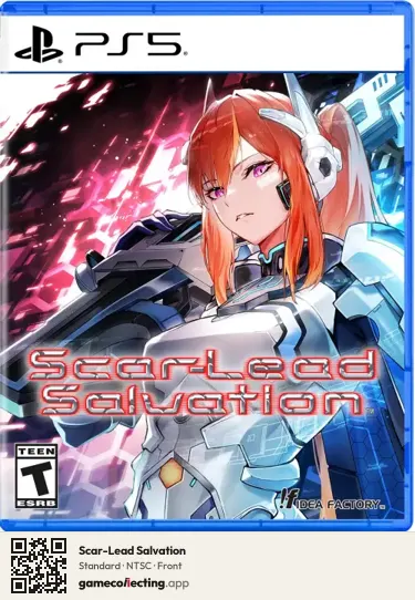 Scar-Lead Salvation PlayStation 5, NTSC box front