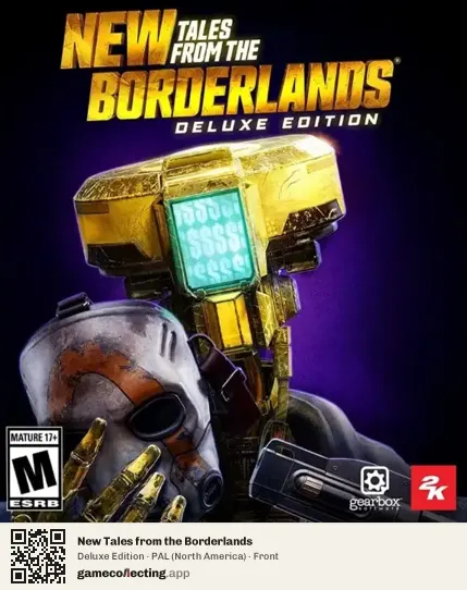New Tales from the Borderlands PlayStation 4, North America box front